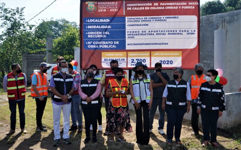 AYUNTAMIENTO DE TAPACHULA MULTIPLICA OBRAS DE BENEFICIO SOCIAL EN COLONIAS