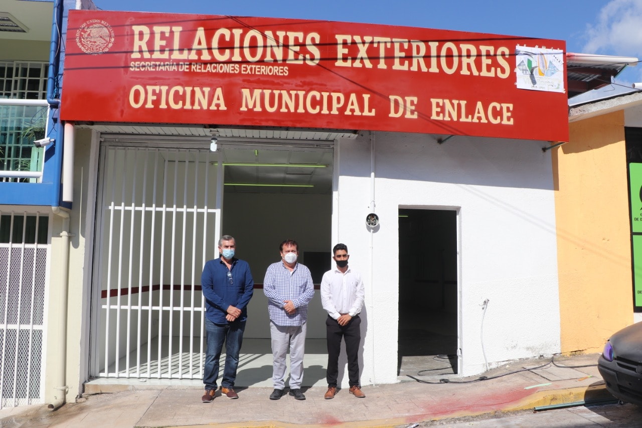 Con importantes avances las nuevas oficinas de la Secretaria de Relaciones Exteriores en Villaflores