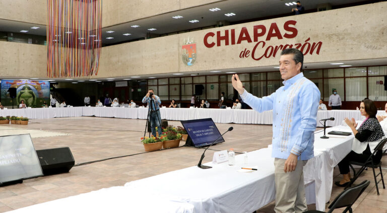 Trabajar con lealtad a Chiapas, pide Rutilio Escandón a las y los integrantes del Gabinete