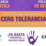 En Villaflores declaramos cero tolerancia a la violencia contra las mujeres y niñas