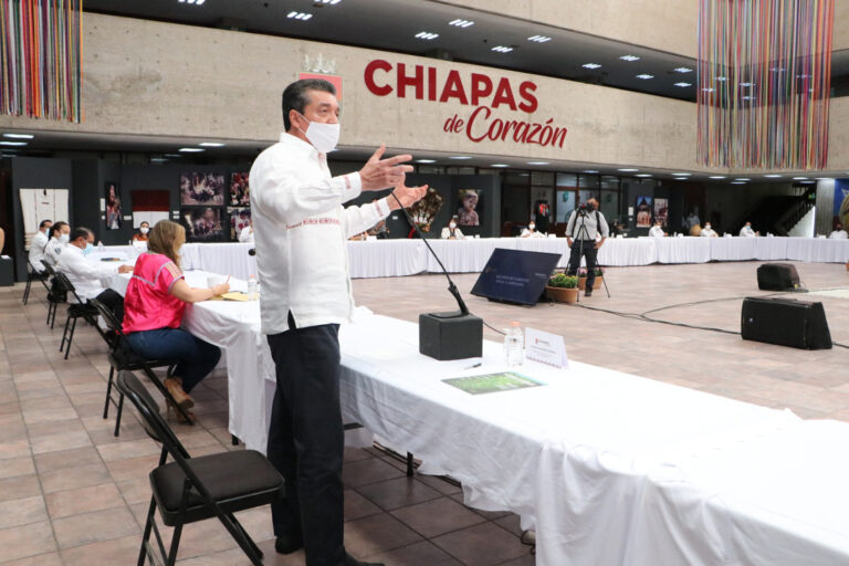 Pide Rutilio Escandón a su Gabinete instalar centros de acopio en apoyo a familias damnificadas