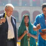 Presidente rinde homenaje a víctimas de la pandemia de COVID-19 con ofrendas de pueblos originarios en Palacio Nacional