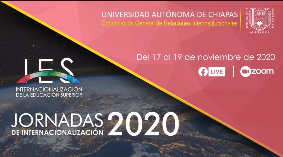 Realiza UNACH Jornadas Virtuales de Internacionalización de la Educación Superior 2020