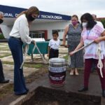 COBACH Y AYUNTAMIENTO DE TAPACHULA ENTIERRAN CÁPSULA DEL TIEMPO