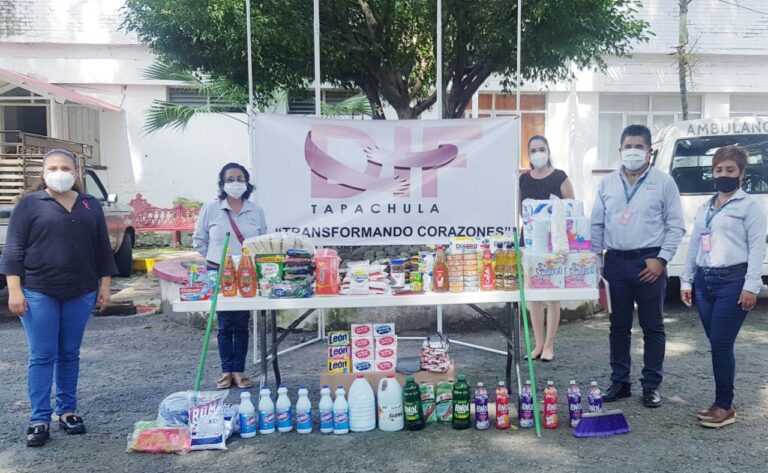 DIF TAPACHULA RECIBE DONACIÓN PARA PERSONAS VULNERABLES