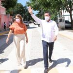 Rutilio Escandón inaugura pavimentación de calles en Tapachula