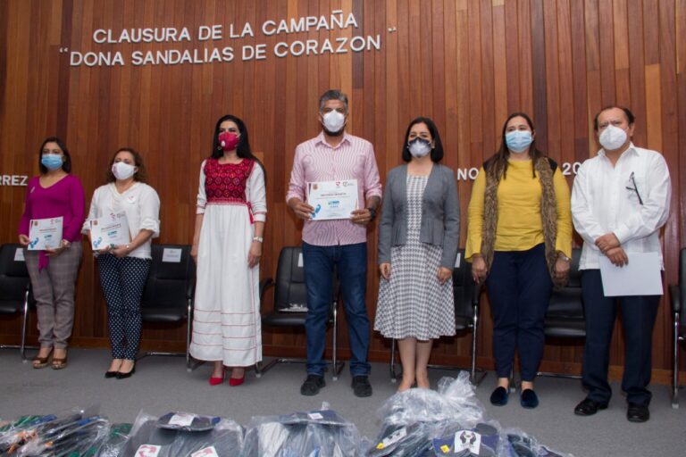 Clausura Voluntariado del Poder Judicial campaña: Dona Sandalias de Corazón