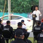 Dignifica Rutilio Escandón labor de policías municipales de la Región Selva