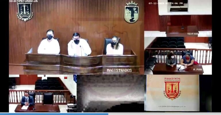 Continúan acciones en el Primer Tribunal de Alzada en Materia Penal del Poder Judicial del Estado