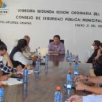 Realizan Vigésima Segunda Sesión Ordinaria del Consejo de Seguridad Pública Municipal de Villaflores