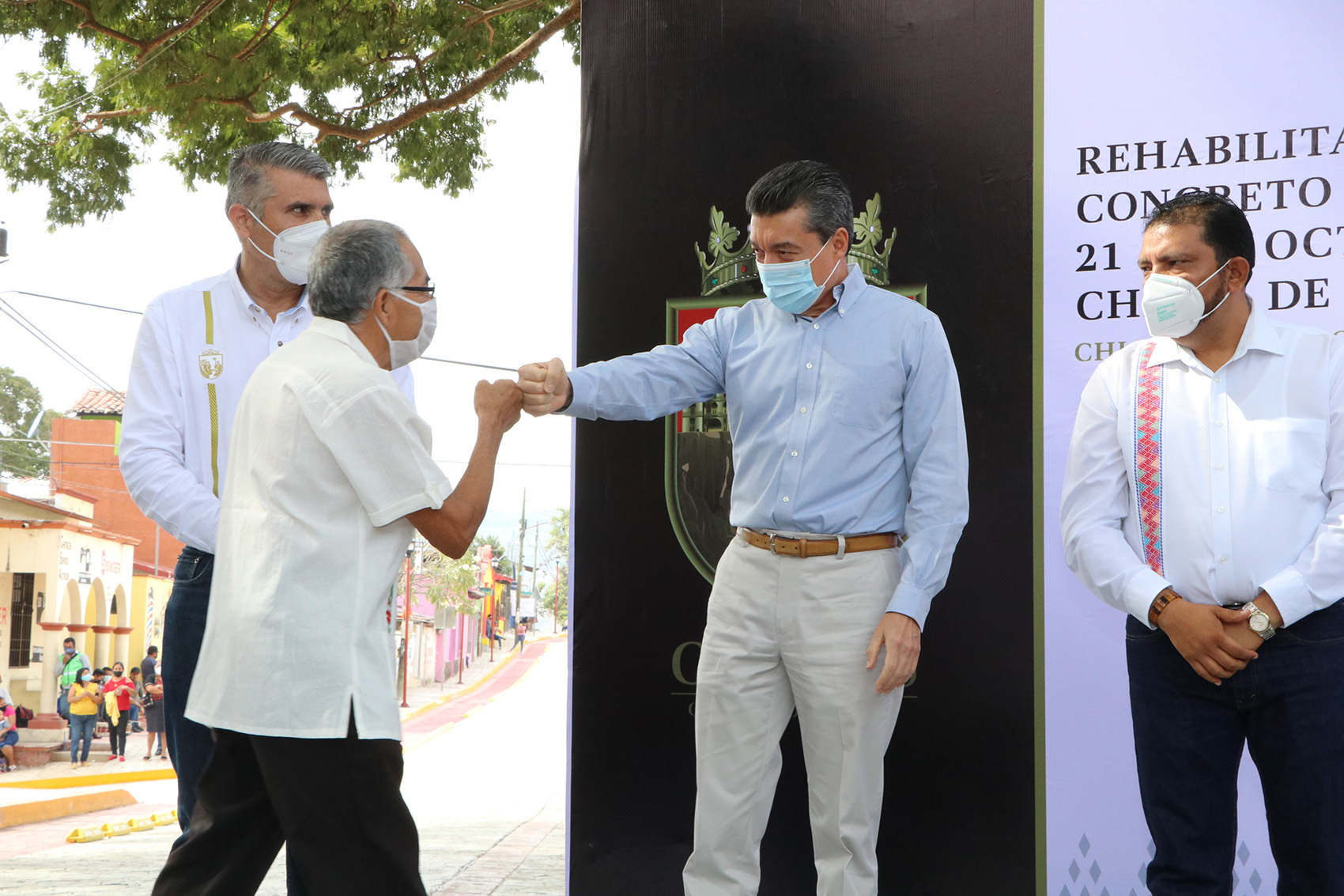 Inauguran rehabilitación de principal vía de acceso a Chiapa de Corzo