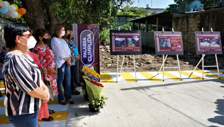 EN UNIDAD Y FUERZA, ENTREGA AYUNTAMIENTO CONSTRUCCIÓN DE PAVIMENTACIÓN MIXTA DE CALLES