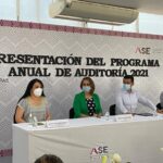 GARCIA MACIAS Y ROMERO BASURTO, TESTIGOS EN LA PRESENTACIÓN DEL PROGRAMA ANUAL DE AUDITORIAS 2021