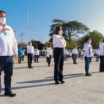 Encabeza Mariano Rosales Zuarth acto por el día de La bandera