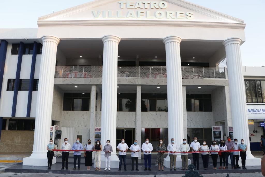 Mariano Rosales inaugura Teatro Villaflores