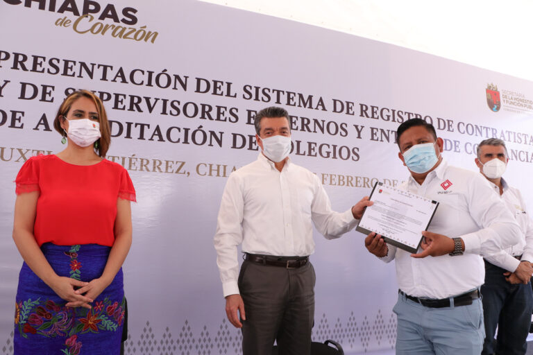 Impulsan transparencia en la obra pública de Chiapas