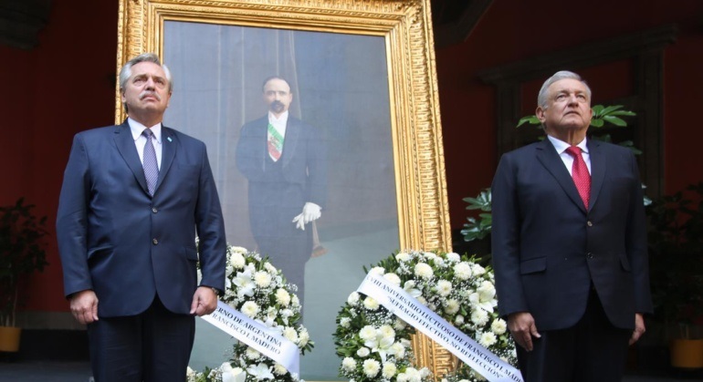 Presidente recuerda a Francisco I. Madero y José María Pino Suárez en su CVIII Aniversario Luctuoso
