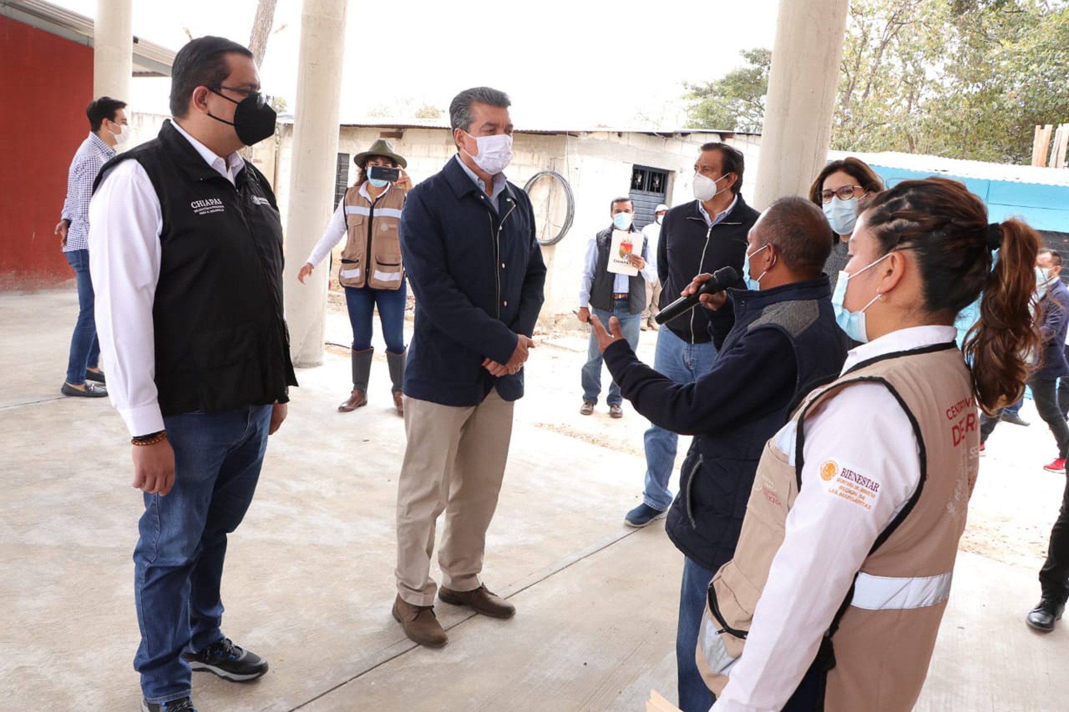 Gobierno de Chiapas trabaja junto a la Federación para garantizar espacios educativos dignos y seguros