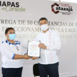 Gobierno de Chiapas entrega 50 constancias de posesión a familias de Catazajá