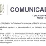 Acuerdan UNACH y Red de Colectivas Feministas de la UNACH acciones conjuntas