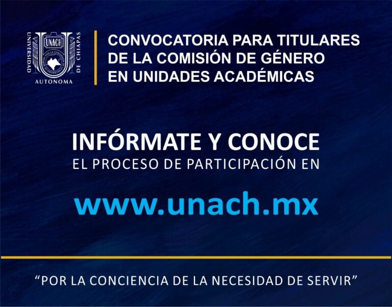 Convoca UNACH a participar en el Programa Integral para Prevenir y Erradicar las Violencias