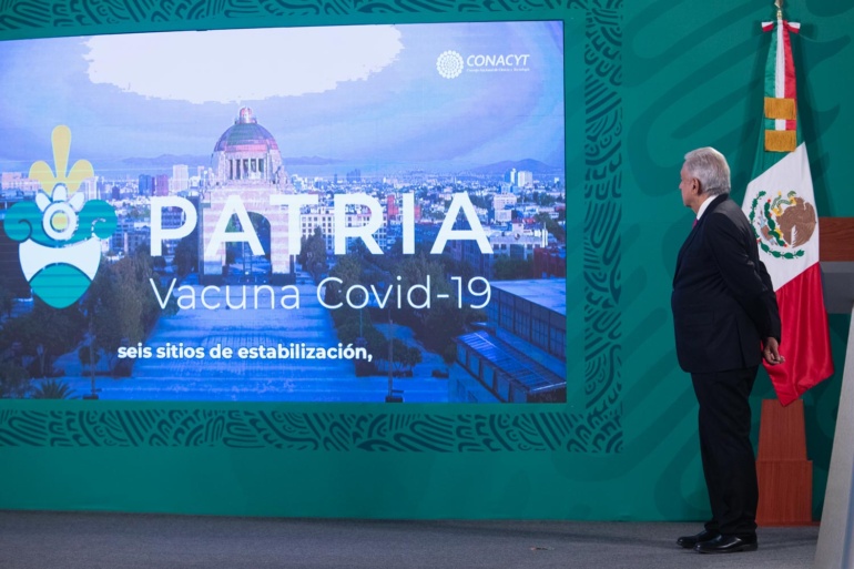 Avanza desarrollo de la vacuna mexicana ‘Patria’ contra COVID-19
