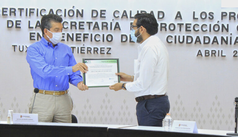 American Trust Register recertifica procesos de protección civil en Chiapas