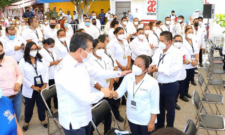 En Suchiate, inaugura Rutilio Escandón la reconversión del Centro de Salud con Hospitalización