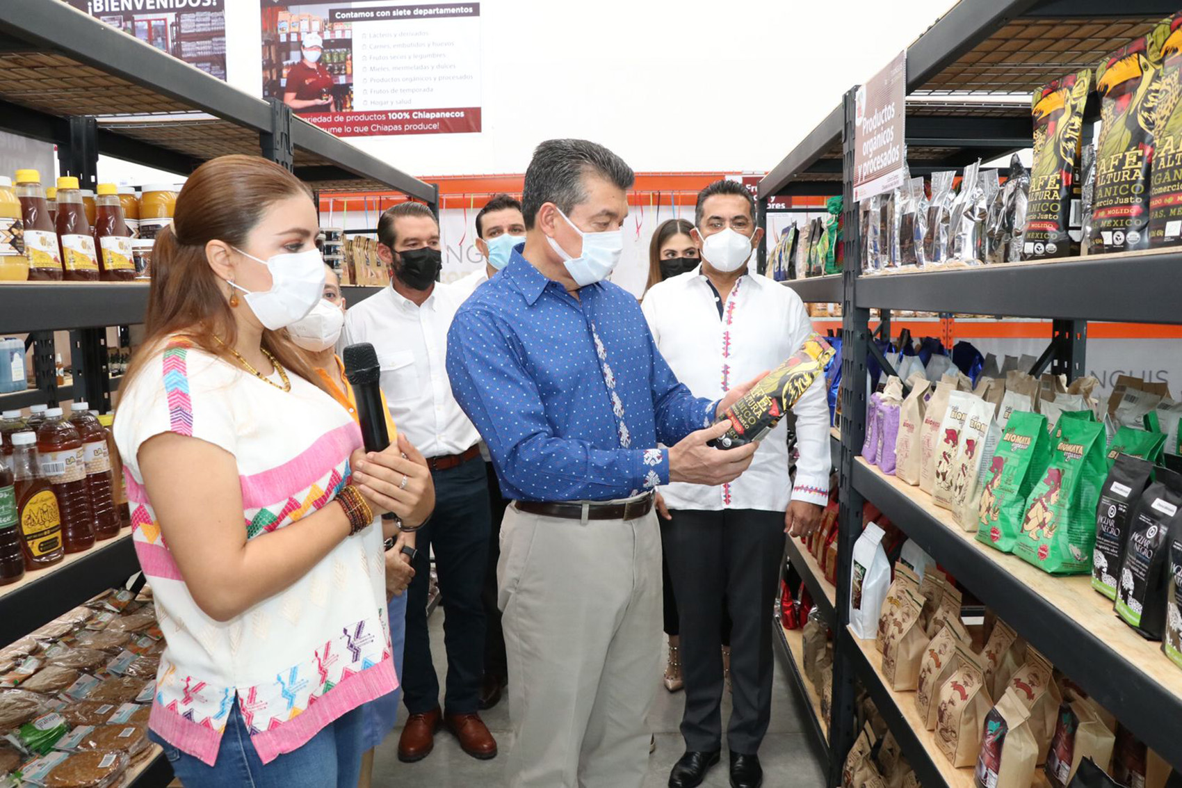 Rutilio Escandón inaugura “Tianguis de Corazón” 2021 que promueve el consumo de productos chiapanecos