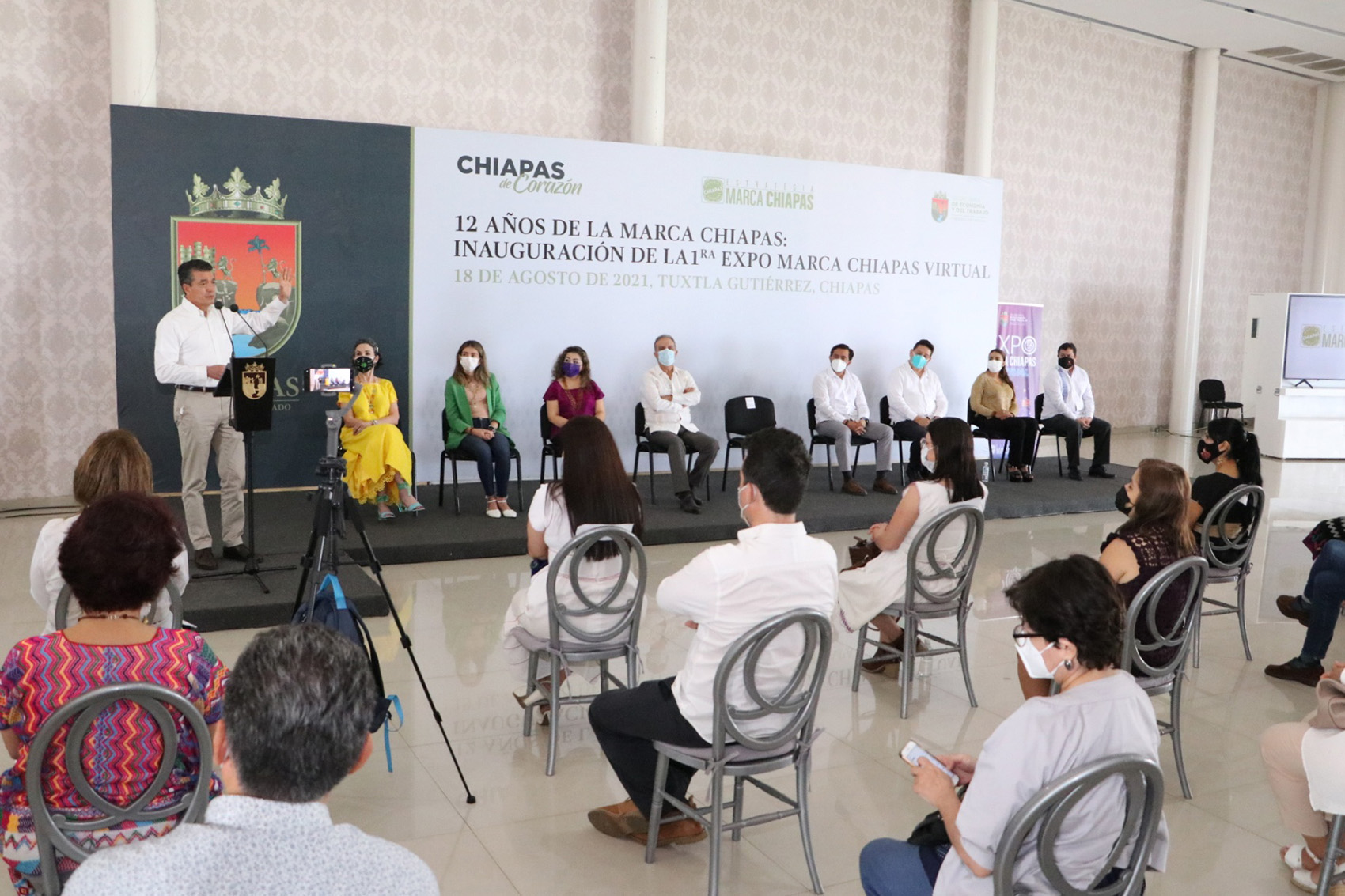 Inaugura Rutilio Escandón la Primera Expo Marca Chiapas Virtual