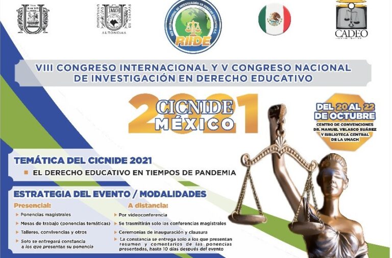 Será UNACH sede de Congreso Internacional y Nacional de Investigación en Derecho Educativo