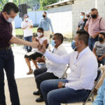 Rutilio Escandón inaugura la escuela “Vicente Guerrero” de Agua Blanca Serranía, Palenque