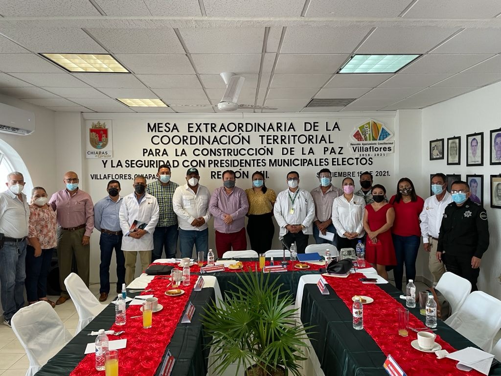 Realizan Reunión de seguridad Presidentes Municipales Electos de la Región
