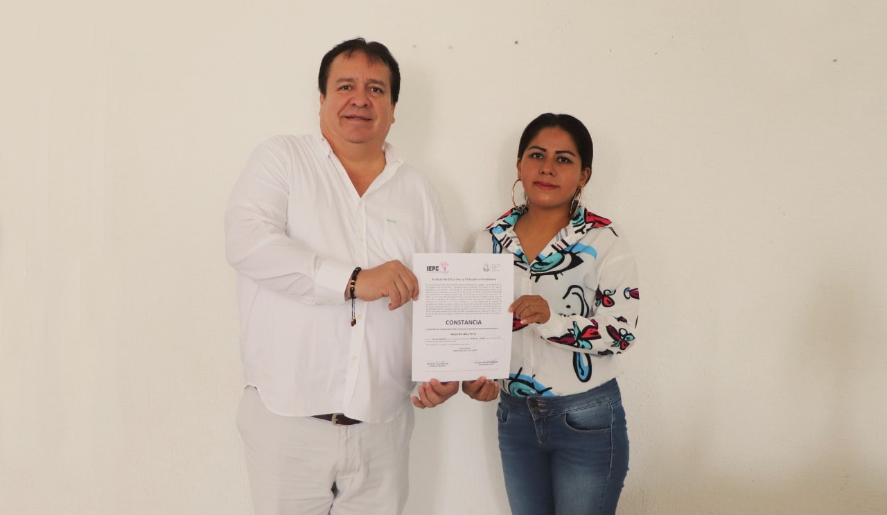Presidente electo de Villaflores externa su felicitación a Alejandra Niño Pérez