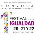 Invita UNACH a participar del  Festival por la Igualdad