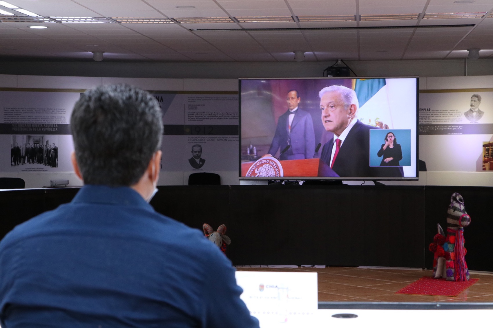Felicita Rutilio Escandón al presidente AMLO por su Tercer Informe de Gobierno al pueblo de México
