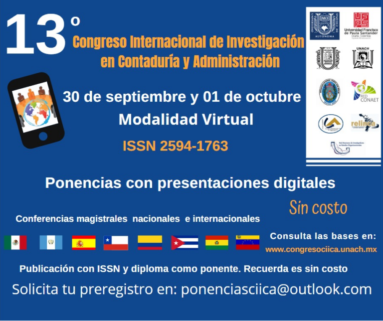 Organiza UNACH el 13º Congreso Internacional de Investigación en Contaduría y Administración