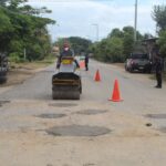 En marcha  Programa de Bacheo Emergente en Villaflores