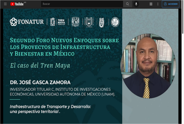 Participa el rector de la UNACH, Carlos F. Natarén Nandayapa en Foro Nacional sobre el Tren Maya