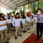 En Ángel Albino Corzo, Rutilio Escandón inaugura infraestructura educativa del Cecyte plantel 02