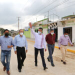 Rutilio Escandón y Carlos Morales inauguran obras en la Colonia El Jobo