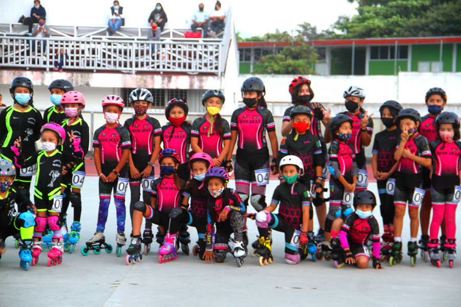 El patinódromo del Indeporte fue sede del Open Kids de Patines Sobre Ruedas