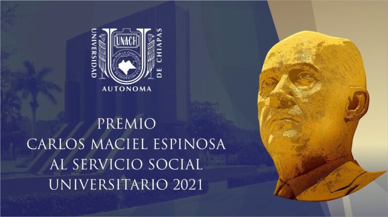 Convoca UNACH a participar en el Premio “Carlos Maciel Espinosa” al Servicio Social Universitario