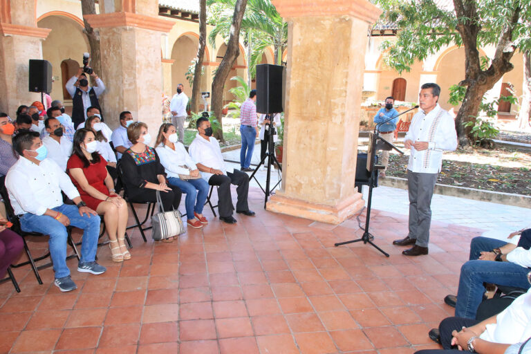 Rutilio Escandón inaugura rehabilitación del Exconvento de Santo Domingo en Chiapa de Corzo