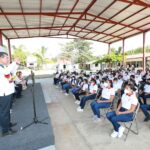 En Tapachula, Rutilio Escandón inaugura espacios educativos en la Secundaria “Juan de la Barrera”