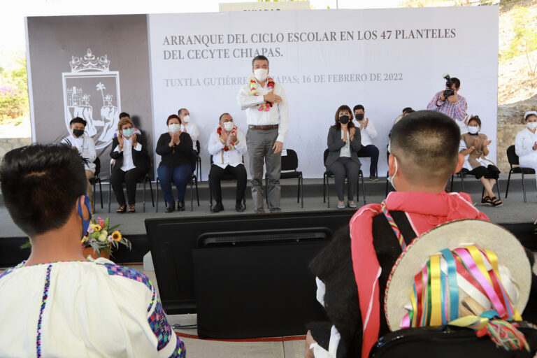 De forma segura, Cecyte Chiapas inicia clases en sus 47 planteles educativos