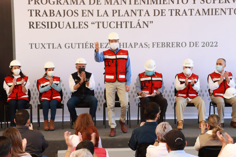 Supervisan rehabilitación de Planta de Tratamiento de Aguas Residuales “Tuchtlán”￼