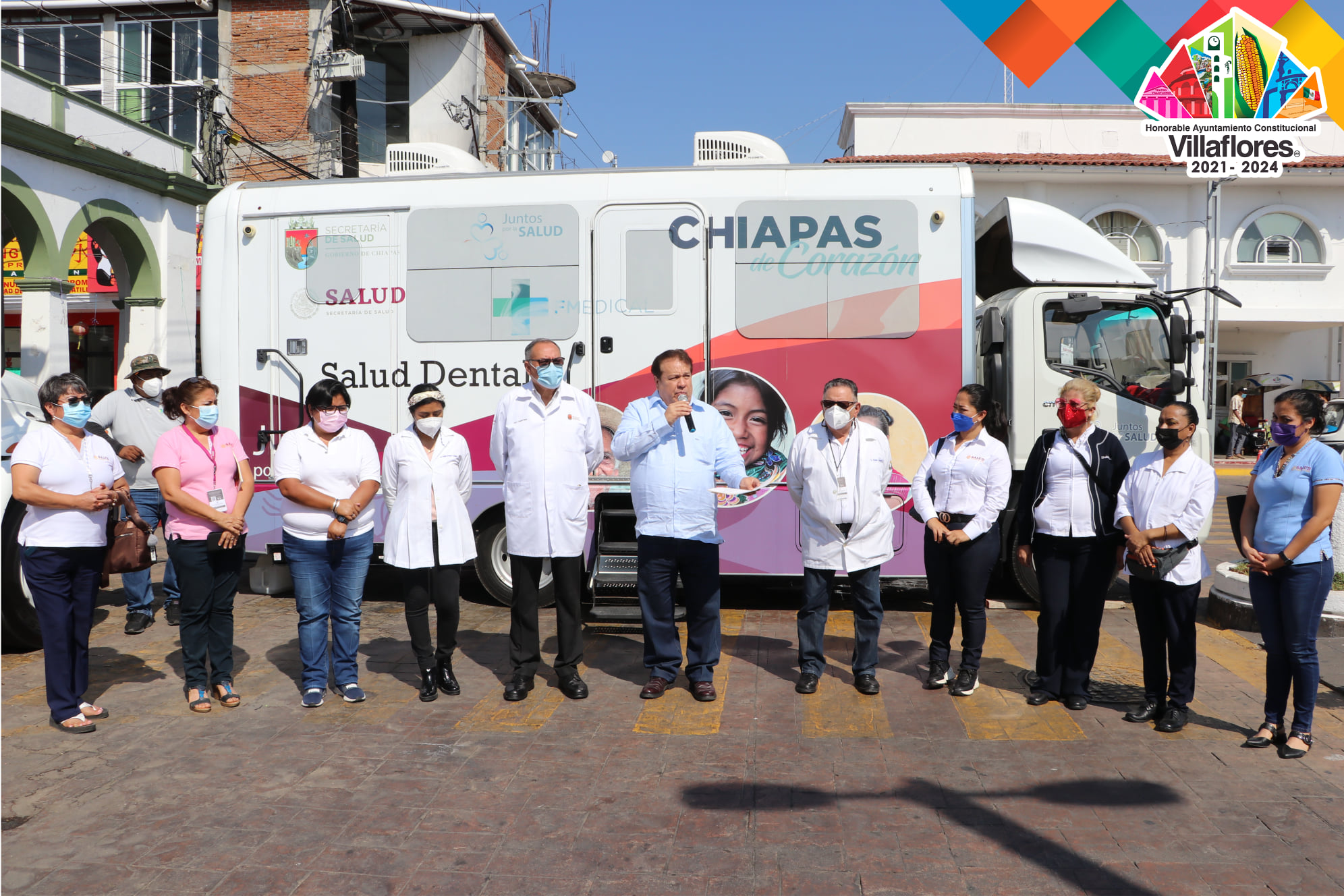 En Villaflores se instala Caravana de la Salud