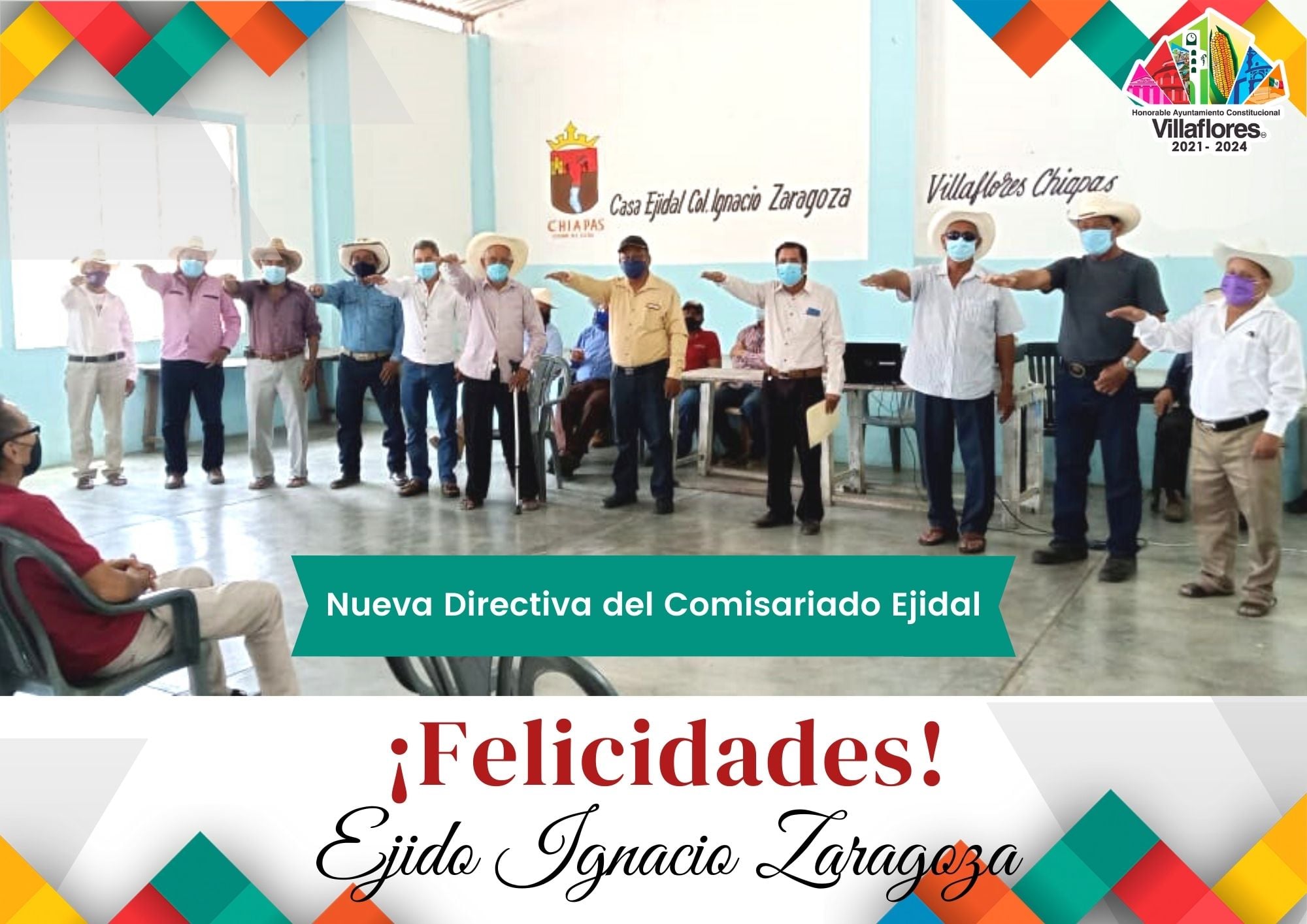 Nueva comitiva del Comisariado Ejidal en Villaflores