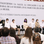 En el Día Internacional de la Mujer, Gobierno de Chiapas firma convenios para fortalecer la salud, educación y desarrollo integral￼